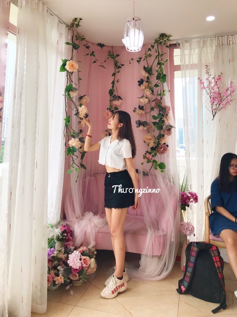 Chân váy xẻ thiết kế cạp cao tôn dáng Chân váy tua rua thời trang chân váy chữ A | BigBuy360 - bigbuy360.vn