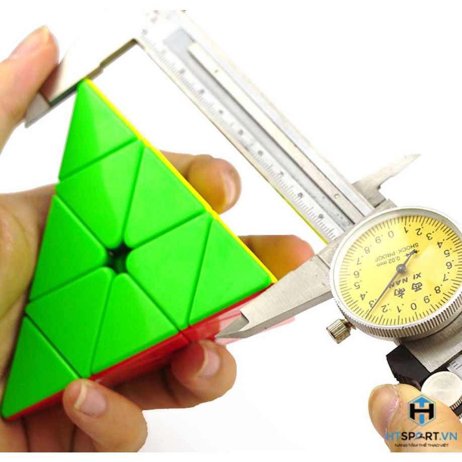 RuBik 3x3 Kim Tự Tháp, Rubik Tam Giác 3 Tầng MoYu MeiLong Không Viền, Thách Thức Độ Khó Cao Cấp