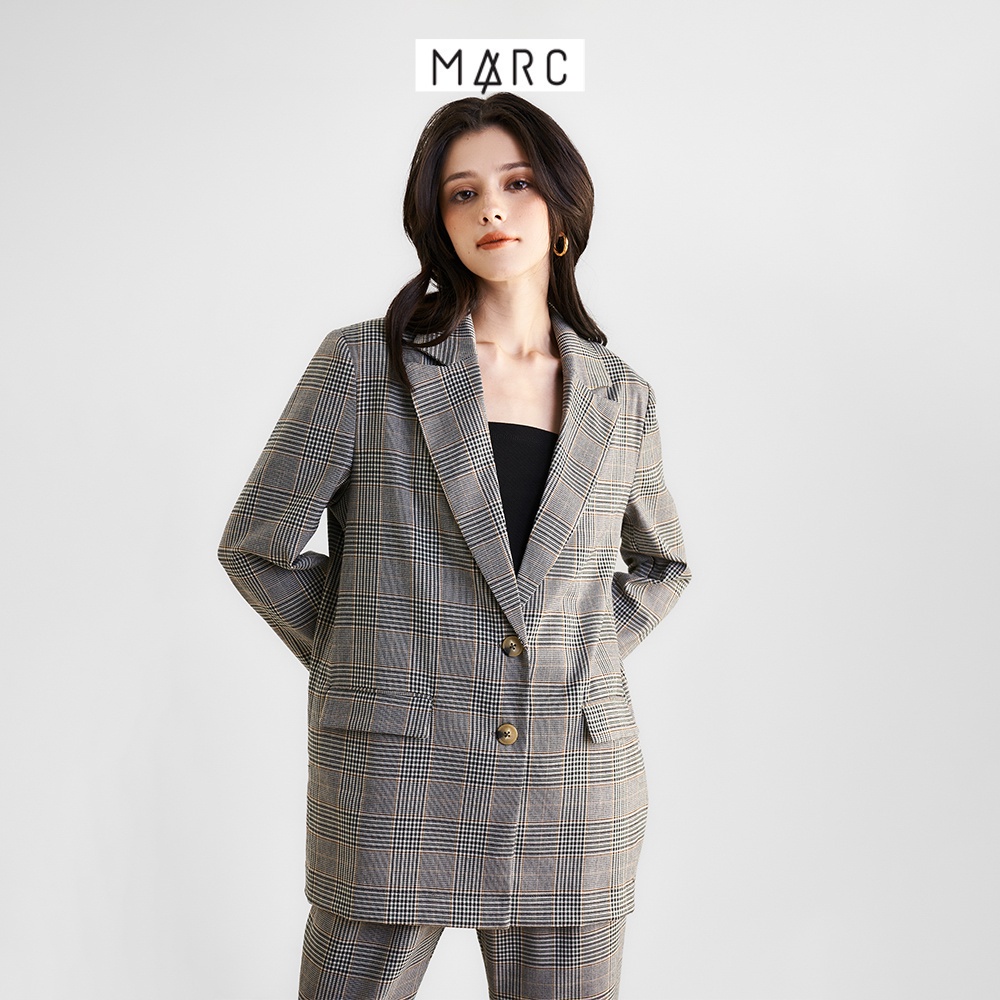 Áo blazer nữ MARC FASHION oversize caro FAPH059922 | WebRaoVat - webraovat.net.vn