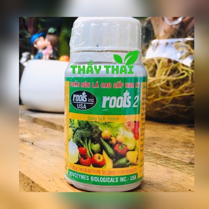 Kích ra rễ cực mạnh roots 2 usa -phân bón lá hữu cơ sinh học roots 2 nhập mỹ