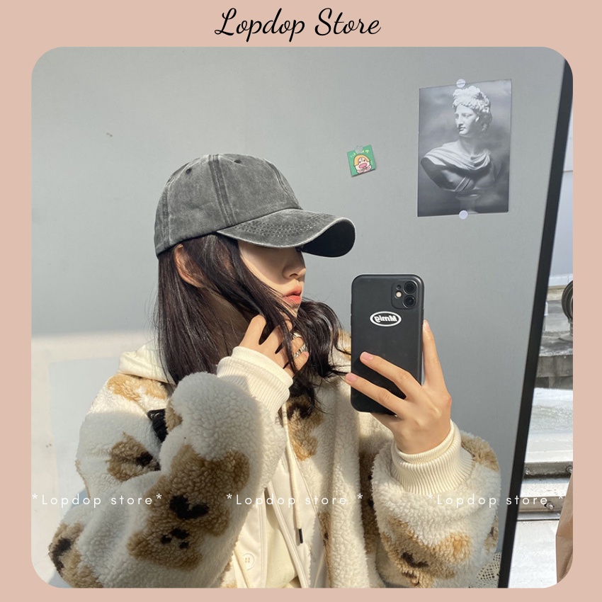 Mũ Lưỡi Trai Nam Nữ Cao Cấp Chuẩn Phom , Nón Lưới Trai Trơn Phong Cách Hàn Quốc - CAP41 Lopdop.official