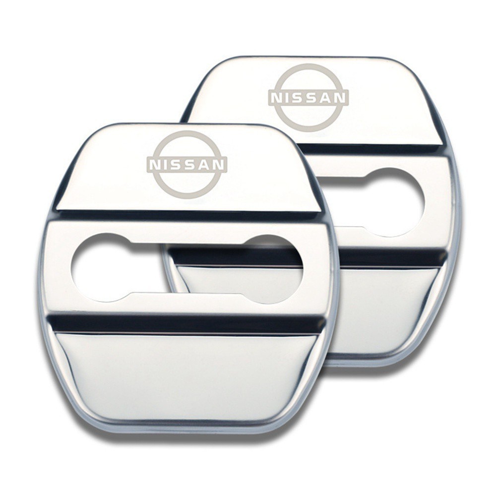 Vỏ Bảo Vệ Khóa Cửa Xe Hơi nissan Terra Navara Almera Patrol royale X-Trail Sylphy JUKE Bằng Thép Không Gỉ