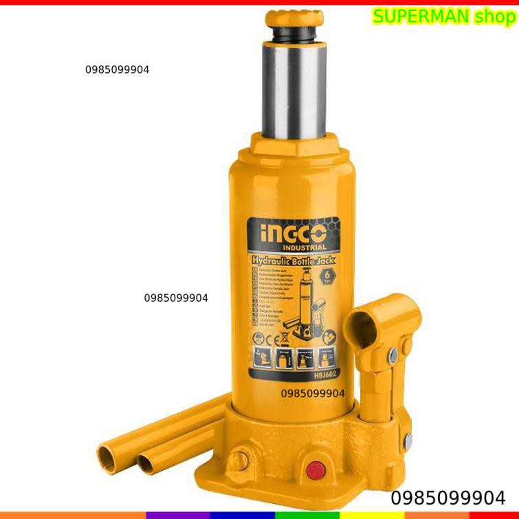 Con đội kích đội thủy lực 4 tấn INGCO HBJ402 TOTAL THT109042 ( có các loại 4 tấn 6 tấn 10 tấn 12 tấn)