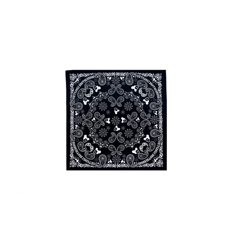 Khăn Bandanas màu đen chính hãng VIETGANGZ phối đồ streetstyle