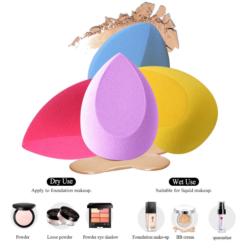 [Hàng mới về] Set 1/4 mút đánh phấn trang điểm chuyên nghiệp