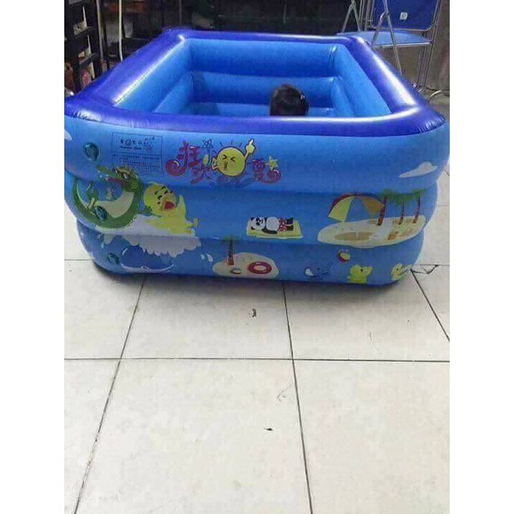 Bể phao bơi 2 tầng m2 cho bé -Rẻ nhất