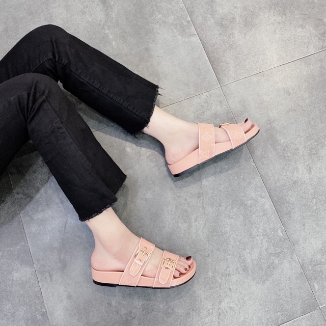 Dép hai quai hoa văn chìm spsl fullbox bill túi giấy