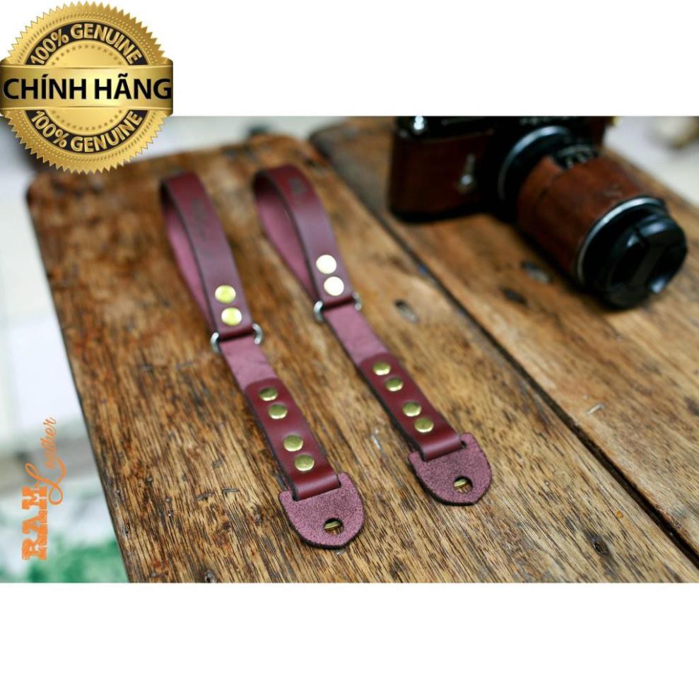 Handstrap của RAM Leather chuyên dùng cho máy film và mirroless .