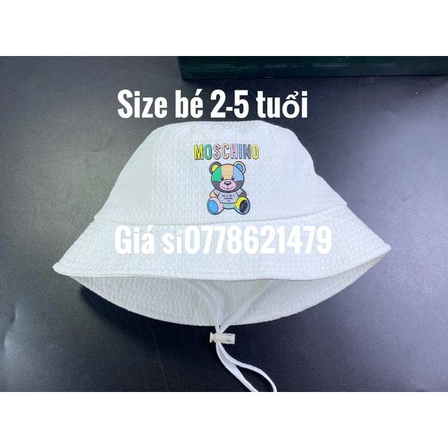 nón vành bucket cho bé 2 tuổi đến 5 tuổi - mũ bo gấu miken co trẻ em cực xinh