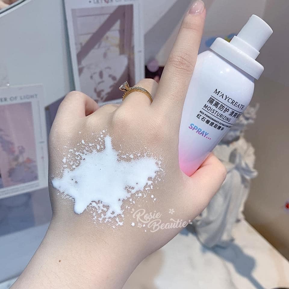 Xịt chống nắng làm trắng da Maycreate