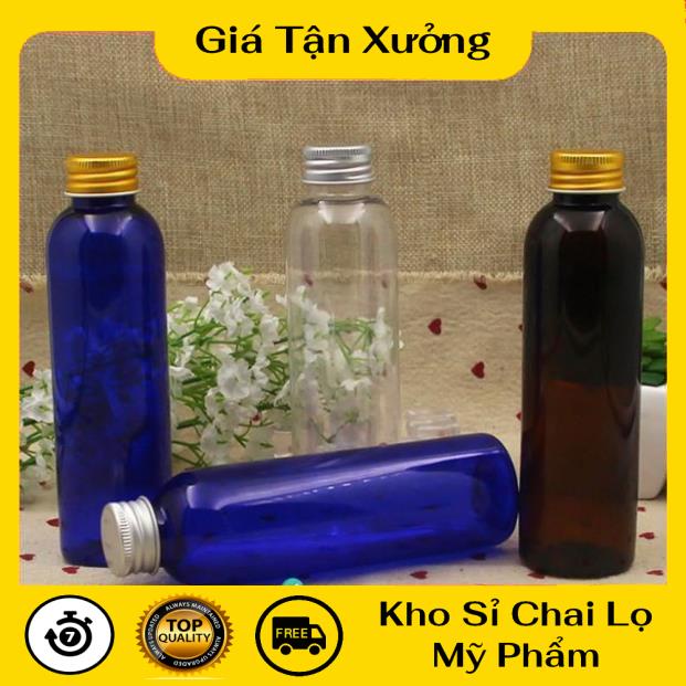 Chai Chiết Mĩ Phẩm ❤ TRÙM SỈ ❤ Chai nhựa pet nắp nhôm 150ml,200ml,250ml, phụ kiện du lịch