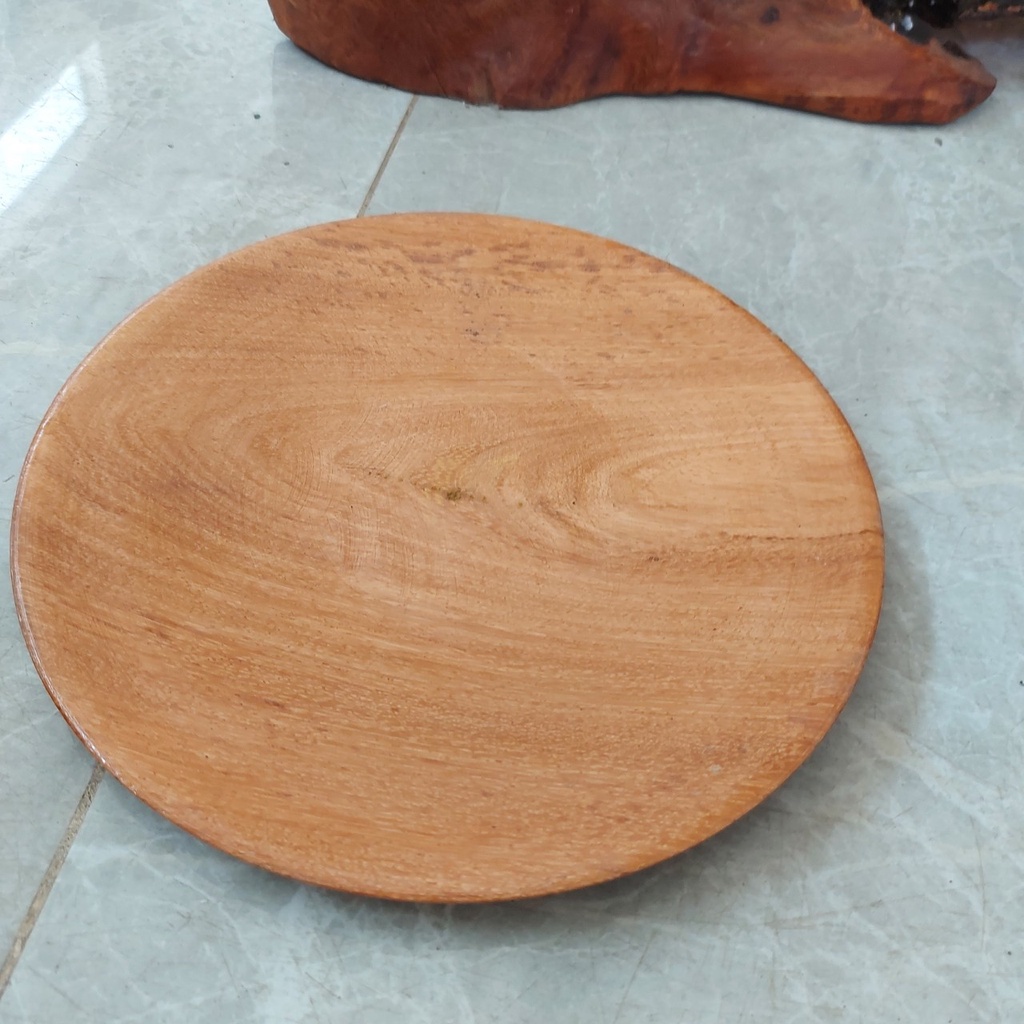 Dĩa gỗ gõ cao cấp chưng thờ đựng trái cây đĩa gỗ thờ cúng - Nhiều kích cỡ