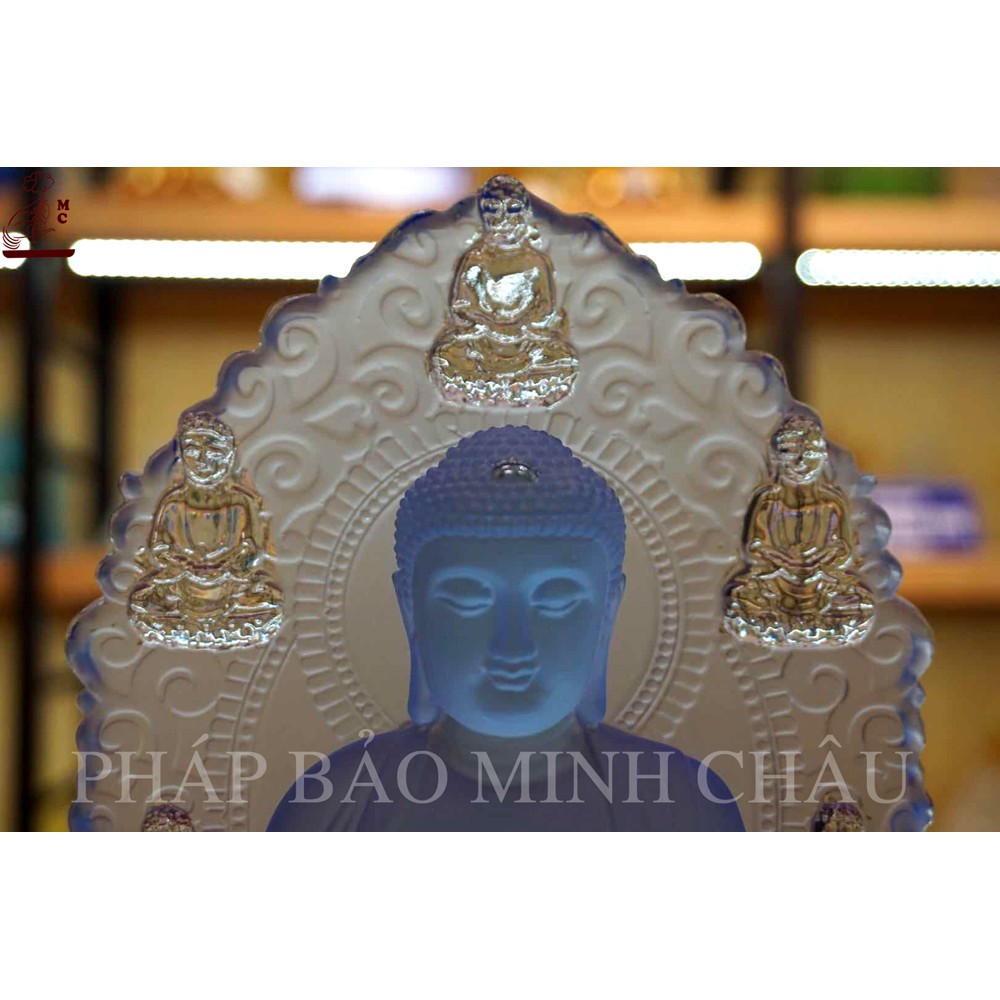 [PHÁP BẢO MINH CHÂU] Tượng Dược Sư Lưu Ly Hào Quang 26cm