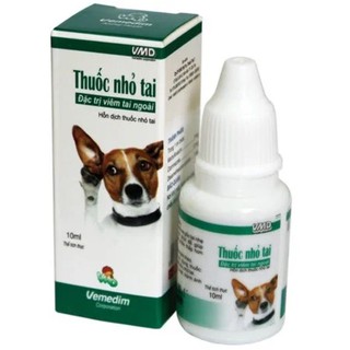 Dung dịch nhỏ tai cho chó Vemedim 10ml
