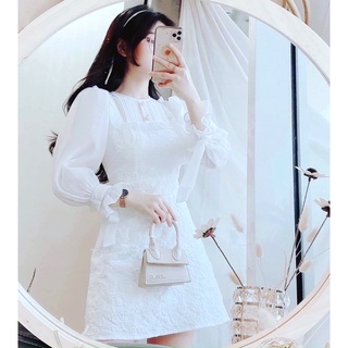 Đầm trắng dự tiệc cao cấp