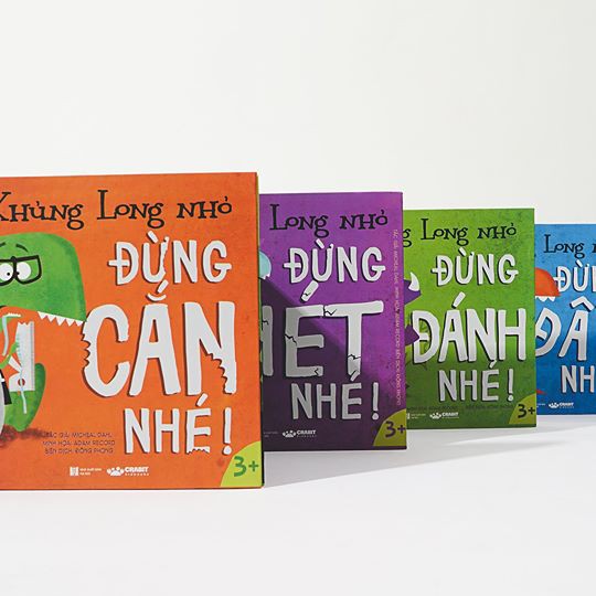 Sách - Khủng Long Nhỏ, Đừng Cắn Nhé - Dành cho bé lên 3 tuổi - Crabit Kidbooks