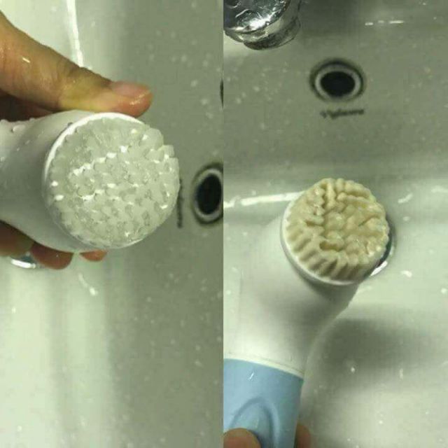 Máy rửa mặt cọ nano Flawless Nhật Bản