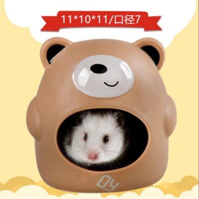 Nhà ngủ sứ Browny, mèo Maneki, bò sữa Bob cho hamster