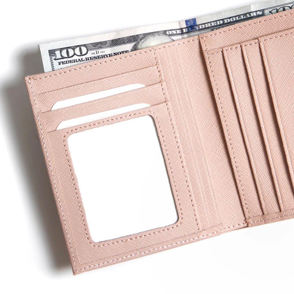 [Mã WABRWB24 giảm 30K đơn 99K] Ví Ngắn Gập Da BASIC Da Saffiano Nhập Khẩu Cao Cấp Chống Thấm Nước Nam Nữ | BigBuy360 - bigbuy360.vn