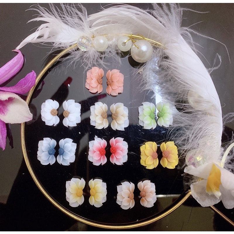 hoa bột nails- hướng dương xếp