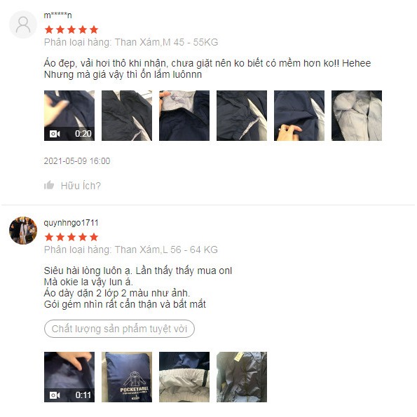 Áo gió 2 mặt  [ CHỐNG NẮNG - CHỐNG NƯỚC - CHỐNG GIÓ ] Rất tiện lợi Nam Nữ mặc được nhé! | BigBuy360 - bigbuy360.vn