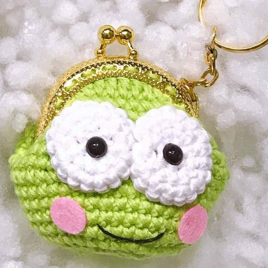 Set phụ kiện túi khung mini ếch xanh