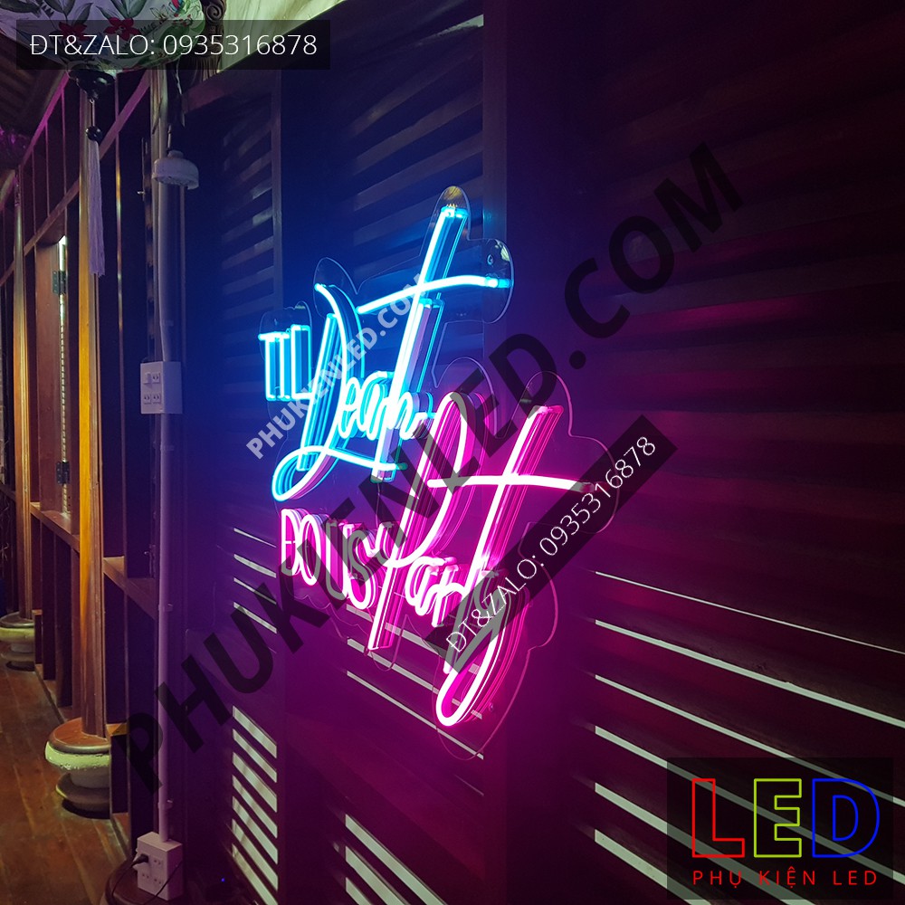 Đèn Led Neon Chữ Til Death DO US Party cực chill - Til Death LED Neon Sign - Đèn Led Neon Trang Trí