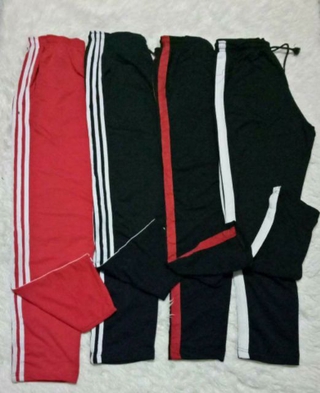 (100% y hình) Quần 3 line ống suông