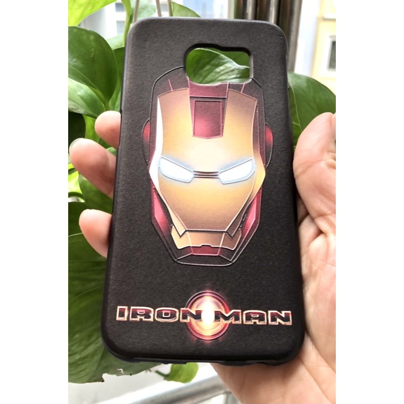 [HCM-Hàng Sẳn] Ốp dẻo IRON MAN cho Samsung s6 edge