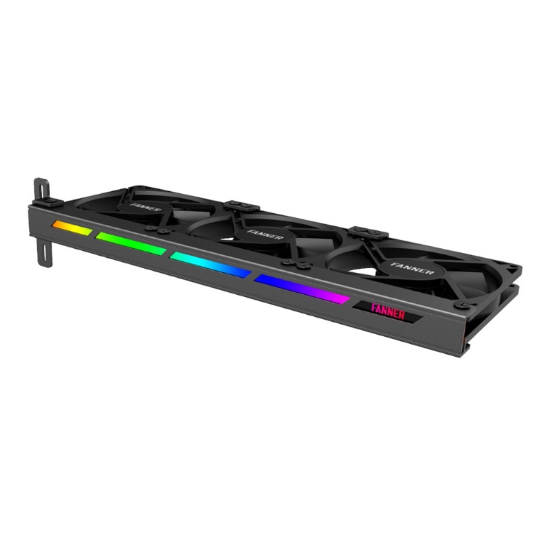 Quạt Tản Nhiệt Thẻ Đồ Họa Tốc Độ Cao Khung Đèn LED 3Pin 5V 0 36A VGA 3x90mm