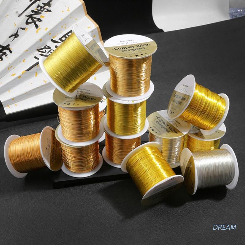 Cuộn dây đồng 0.3mm 0.4mm 0.5mm 0.6mm 0.8mm 1mm dùng làm đồ trang sức