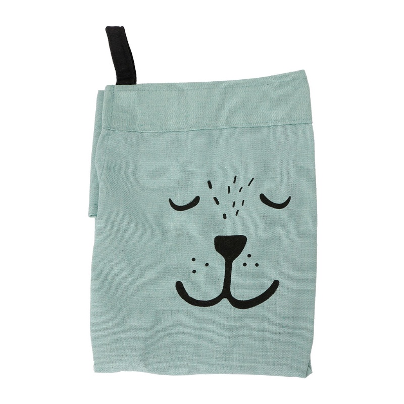 Tạp Dề Nấu Ăn Cotton Mềm Mại Chống Thấm Nước In Họa Tiết Hoạt Hình Xinh Xắn