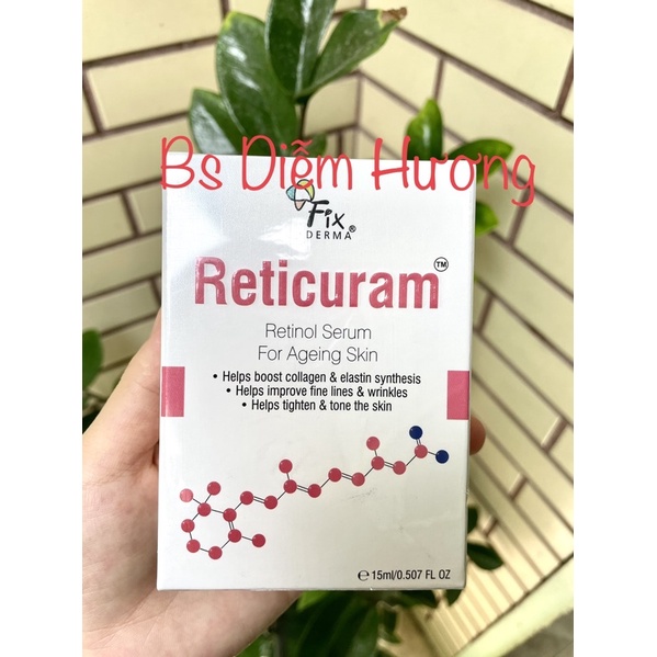 Serum Trẻ Hóa Làn Da, Phù Hợp Cả Da Nhạy Cảm Fixderma Reticuram Serum 15ml