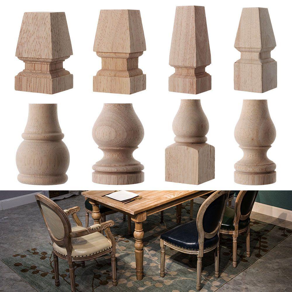 Chân Ghế Bằng Gỗ Chạm Khắc Phong Cách Châu Âu Cổ Điển Chất Lượng Cao Trang Trí Nội Thất