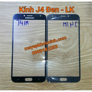 Mặt kính samsung galaxy j4 đen lk