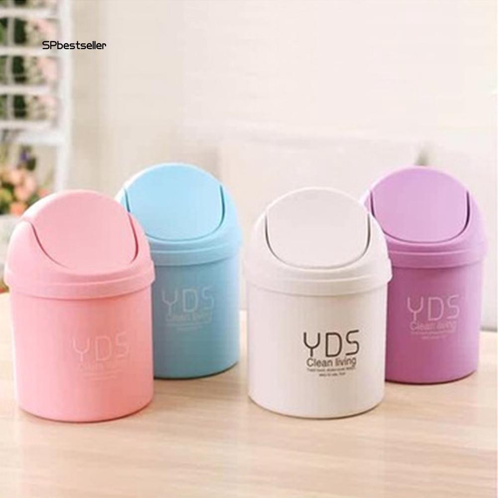 Thùng rác mini để bàn kiểu dáng sáng tạo cho phòng khách/ bàn làm việc