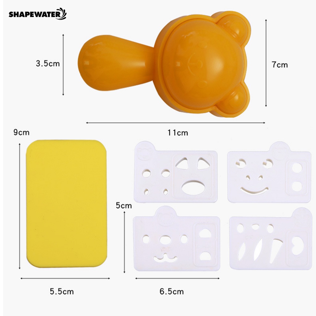 Khuôn Làm Cơm Nắm / Sushi Trọng Lượng Nhẹ Hình Sanwich Sáng Tạo Trang Trí Nhà Bếp