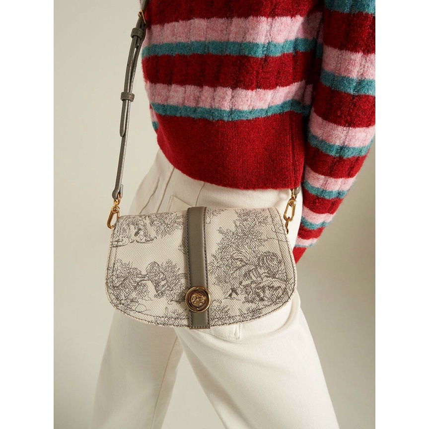 túi cầm tay + đeo chéo nữ CK2-20151118 họa tiết