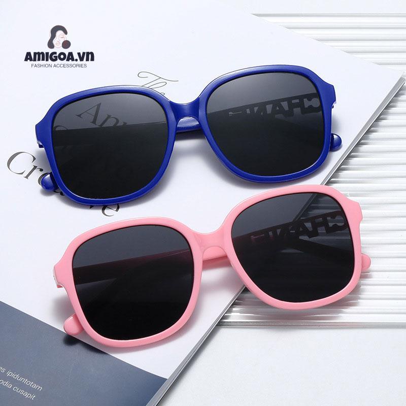 Kính Mát Gọng Vuông Lớn Phong Cách Retro Cá Tính