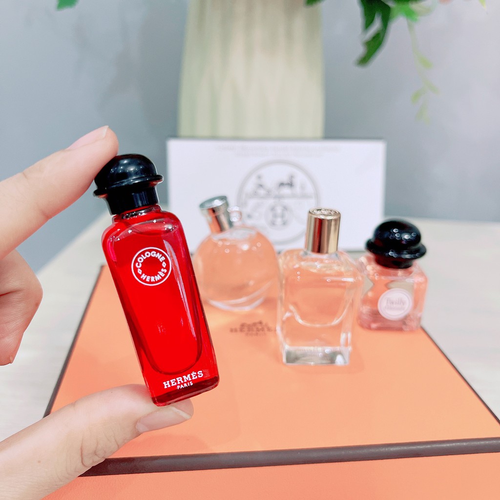 Set nước hoa Hermes 4 chai ( 4x7.5ml ) Full Seal ⚜️Hàng Authentic⚜️ | Thế Giới Skin Care