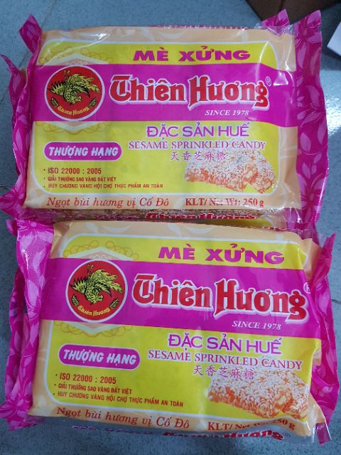 Mè xửng dẻo Thiên Hương gói hồng 250g -date luôn mới