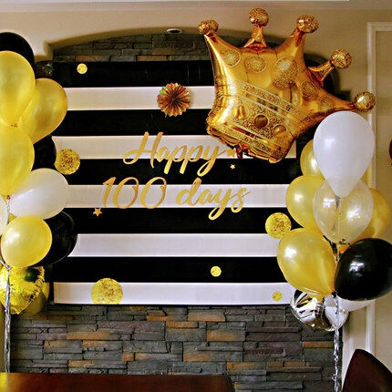 Big crown Princess Crown Foil Golden foil balloon Children's Birthday wedding babyParty Decoration
