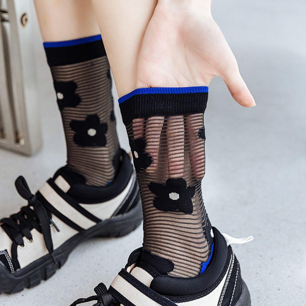 Vớ Lụa Thủy Tinh Trong Suốt Thoáng Khí Sáng Tạo Hợp Thời Trang Mùa Hè Cho Nữ