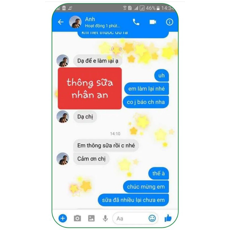 Thông sữa nhân an( xịt tắc tia sữa)