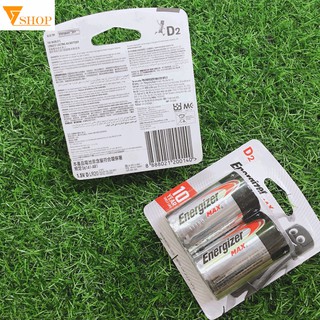 Combo 2 Vỉ Pin đại D Energizer Alkaline ( 1 vỉ 2 viên )