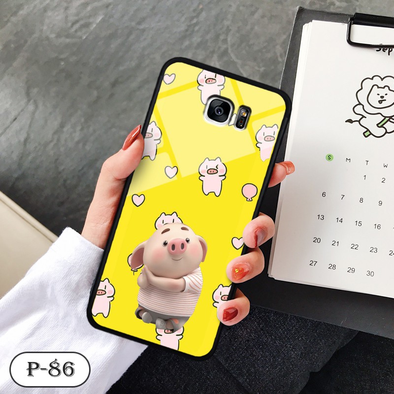 Ốp kính in hình cute Samsung S7/ S7 Edge