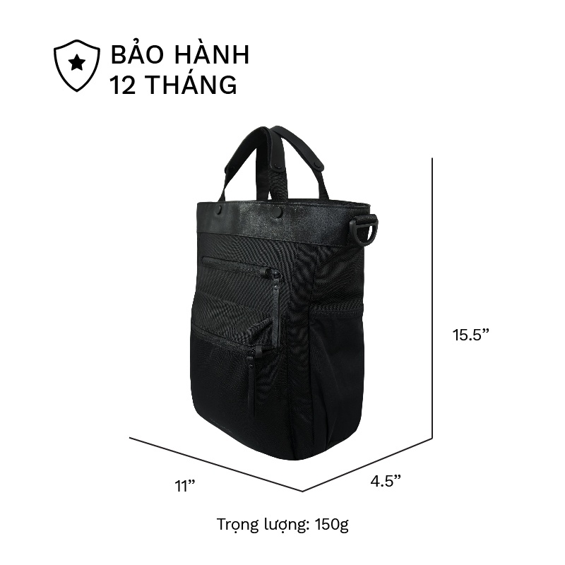 Balo Sherpani Soleil at 3 in 1 chống trộm bằng công nghệ  RFID, chống thấm nước, chống sốc_Bảo hành 12 tháng