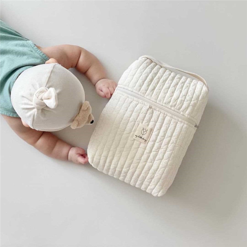 Túi đựng tã lót đa năng sức chứa lớn phong cách Hàn Quốc cho mẹ và bé