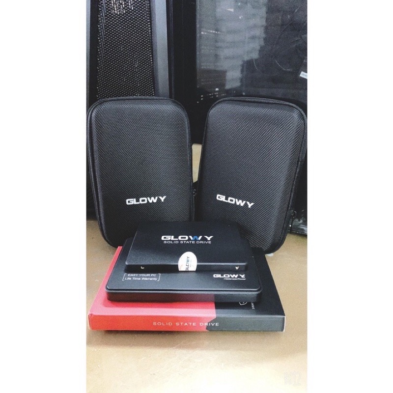 Túi chống sốc bảo vệ ổ cứng 2.5 inch GLOWY túi đựng box ngoài Hdd/ Ssd