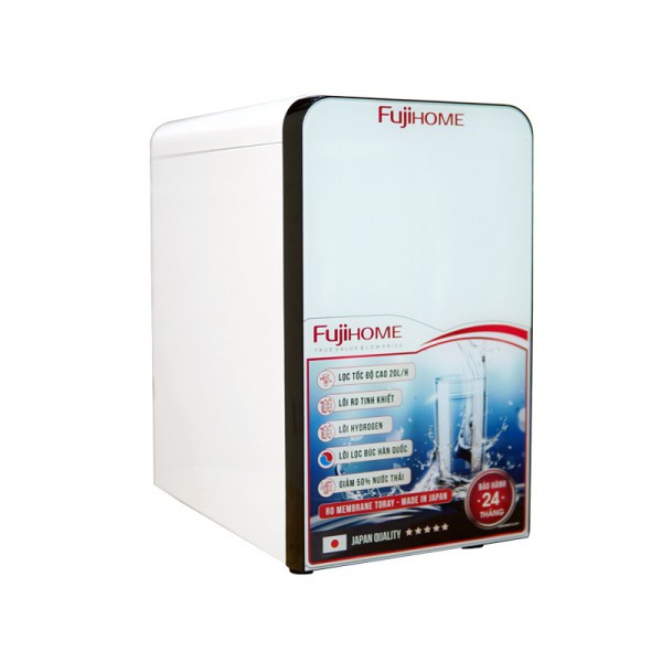 Máy lọc nước tinh khiết RO Hydrogen FUJIHOME RO-F09R (5 cấp lọc thế hệ mới- bao gồm tủ cường lực) - Hàng chính hãng